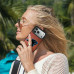 Чехол на iPhone Carolina Panthers iPhone Bump with Football Design - оригинальные аксессуары NFL Каролина Пантэрз