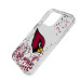 Чехол на iPhone Arizona Cardinals iPhone with Confetti Design - оригинальные аксессуары NFL Аризона Кардиналс