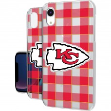 Чехол на телефон Kansas City Chiefs iPhone Clear with Plaid Design