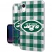 Чехол на телефон New York Jets iPhone Clear with Plaid Design
