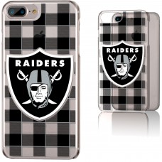 Чехол на телефон Las Vegas Raiders iPhone Clear with Plaid Design