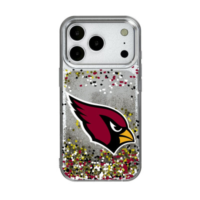 Чехол на iPhone Arizona Cardinals iPhone with Confetti Design - оригинальные аксессуары NFL Аризона Кардиналс