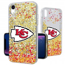 Чехол на телефон Kansas City Chiefs iPhone Glitter Confetti Design