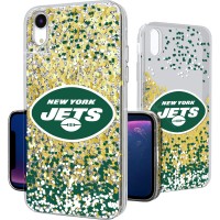Чехол на телефон New York Jets iPhone Glitter Confetti Design