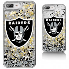 Чехол на телефон Las Vegas Raiders iPhone Glitter Confetti Design