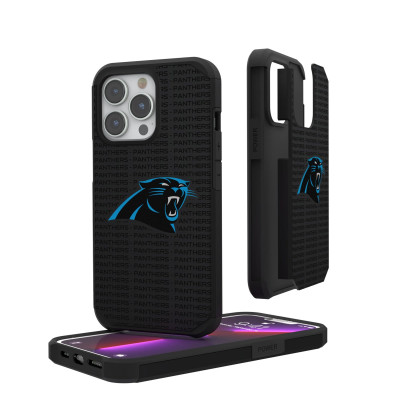 Чехол на iPhone Carolina Panthers with Text Design - оригинальные аксессуары NFL Каролина Пантэрз