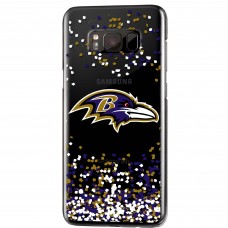Чехол на телефон Baltimore Ravens Galaxy Clear Confetti Design
