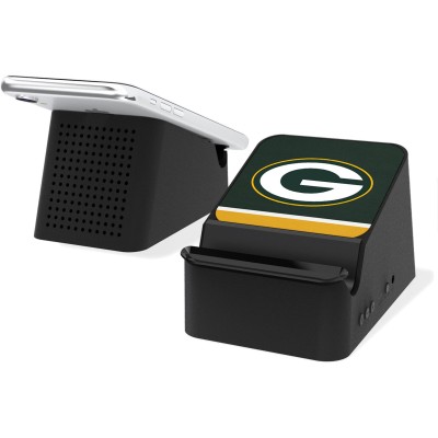 Колонка Bluetooth с беспроводной зарядкой для Apple и Samsung Green Bay Packers - оригинальные аксессуары NFL Грин Бэй Пэкерс