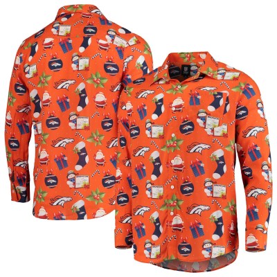 Рубашка Denver Broncos Winter Explosion Woven - Orange