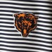 Поло Chicago Bears Vineyard Vines Winstead Stripe Throwback - Navy