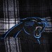Пижамные штаны Womens Black/Charcoal Carolina Panthers Devote Flannel