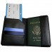 Dallas Cowboys MOJO Black Leather Luggage Tag & Passport Holder Set