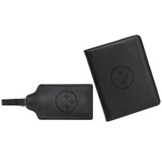 Бирка для багажа Pittsburgh Steelers MOJO Black & Passport Holder Set