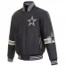 Куртка Dallas Cowboys JH Design Leather Varsity with Leather Applique - Navy