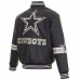 Куртка Dallas Cowboys JH Design Leather Varsity with Leather Applique - Navy