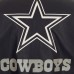 Куртка Dallas Cowboys JH Design Leather Varsity with Leather Applique - Navy