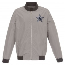 Куртка Dallas Cowboys JH Design Bomber - Gray
