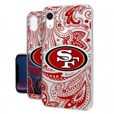 Чехол на телефон San Francisco 49ers iPhone Clear Paisley Design