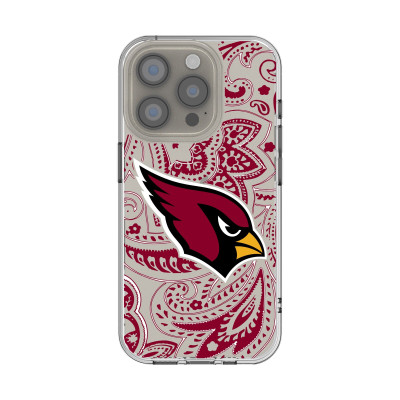 Чехол на iPhone Arizona Cardinals iPhone Clear Paisley Design - оригинальные аксессуары NFL Аризона Кардиналс