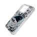 Чехол на iPhone Carolina Panthers iPhone Clear Paisley Design - оригинальные аксессуары NFL Каролина Пантэрз