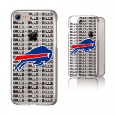 Buffalo Bills iPhone Clear Text Backdrop Design Case