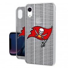 Чехол на iPhone Tampa Bay Buccaneers iPhone Clear Text Backdrop Design