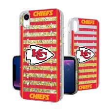 Чехол на телефон Kansas City Chiefs iPhone Field Design Glitter