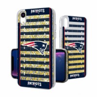 Чехол на телефон New England Patriots iPhone Field Design Glitter
