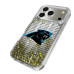 Чехол на iPhone Carolina Panthers iPhone Text Backdrop Design - оригинальные аксессуары NFL Каролина Пантэрз