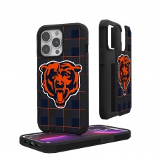 Чехол на iPhone Chicago Bears iPhone Rugged Plaid Design