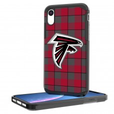 Atlanta Falcons iPhone Rugged Plaid Design Case