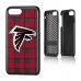 Atlanta Falcons iPhone Rugged Plaid Design Case