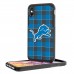 Detroit Lions iPhone Rugged Plaid Design Case
