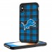 Detroit Lions iPhone Rugged Plaid Design Case