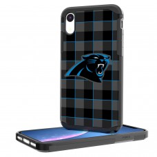 Чехол на iPhone Carolina Panthers iPhone Rugged Plaid Design