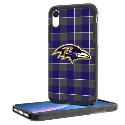 Baltimore Ravens iPhone Rugged Plaid Design Case