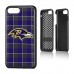 Baltimore Ravens iPhone Rugged Plaid Design Case