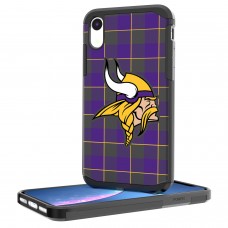 Чехол на телефон Minnesota Vikings iPhone Rugged Plaid Design