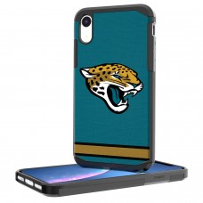 Чехол на телефон Jacksonville Jaguars iPhone Rugged Stripe Design