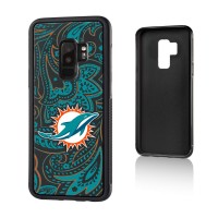 Чехол на телефон Miami Dolphins Galaxy Paisley Design Bump
