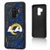Чехол на телефон Samsung Los Angeles Rams Galaxy Paisley Design - оригинальные аксессуары NFL Лос-Анджелес Рэмс