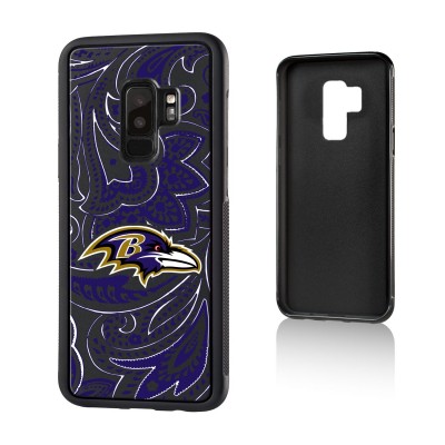 Baltimore Ravens Galaxy Paisley Design Bump Case