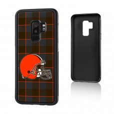 Cleveland Browns Galaxy Plaid Design Bump Case