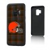 Cleveland Browns Galaxy Plaid Design Bump Case