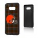 Cleveland Browns Galaxy Plaid Design Bump Case