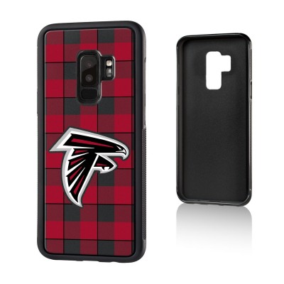 Atlanta Falcons Galaxy Plaid Design Bump Case