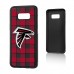 Atlanta Falcons Galaxy Plaid Design Bump Case