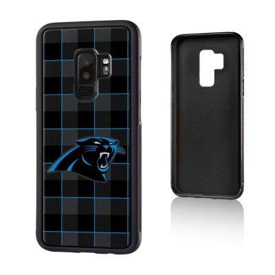 Carolina Panthers Galaxy Plaid Design Bump Case