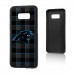Carolina Panthers Galaxy Plaid Design Bump Case