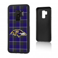 Baltimore Ravens Galaxy Plaid Design Bump Case
